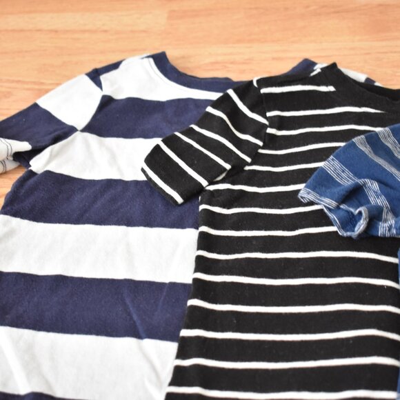 EUC Bundle of 3 Old Navy Toddler Short Sleeve Striped Tshirts - Picture 7 of 11